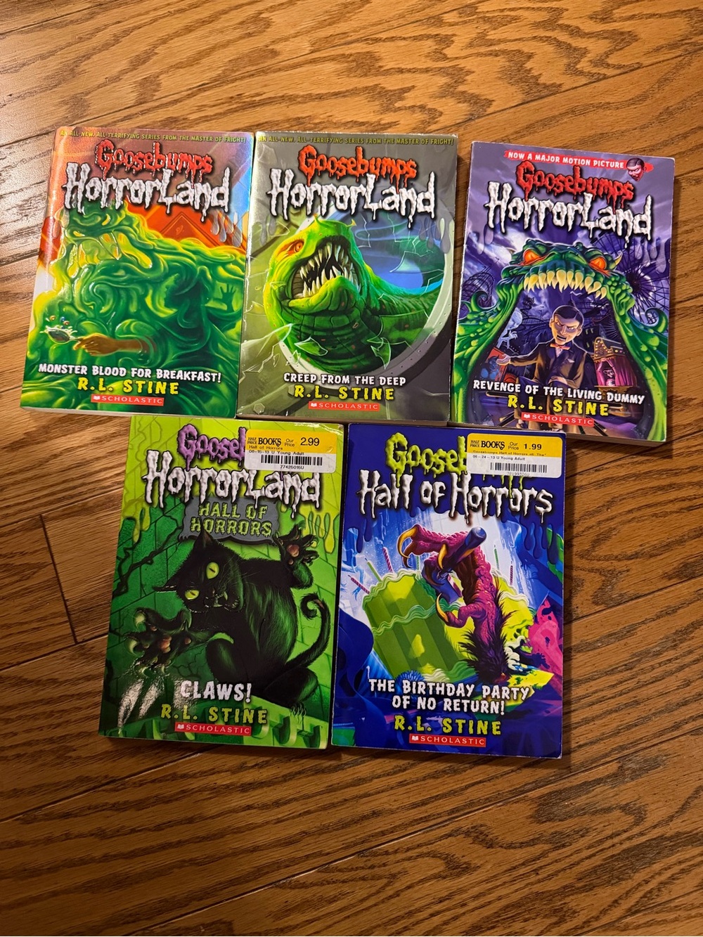 Goosebumps HorrorLand/Hall of Horrors Book Collection